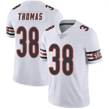 Nike A.J. Thomas Men's Limited Chicago Bears White Vapor Untouchable Jersey