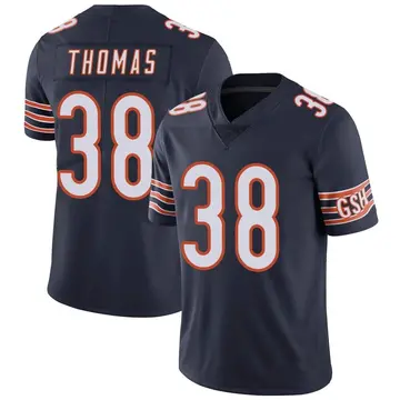 Nike A.J. Thomas Youth Limited Chicago Bears Navy Team Color Vapor Untouchable Jersey
