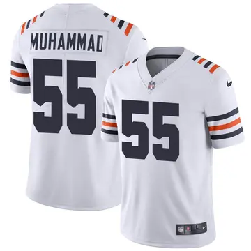 Nike Al-Quadin Muhammad Men's Limited Chicago Bears White Alternate Classic Vapor Jersey