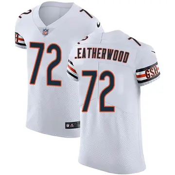 Nike Alex Leatherwood Men's Elite Chicago Bears White Vapor Untouchable Jersey