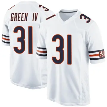 Nike Allie Green IV Youth Game Chicago Bears White Jersey
