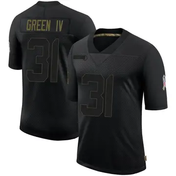 Nike Allie Green IV Youth Limited Chicago Bears Black 2020 Salute To Service Jersey