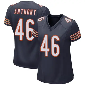 Nike Andre Anthony Women's Game Chicago Bears Navy Team Color Jersey