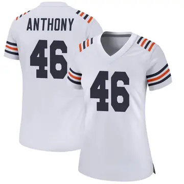Nike Andre Anthony Women's Game Chicago Bears White Alternate Classic Jersey