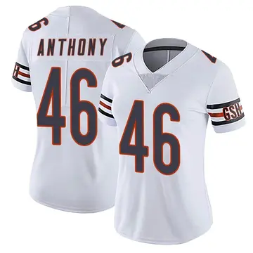 Nike Andre Anthony Women's Limited Chicago Bears White Vapor Untouchable Jersey