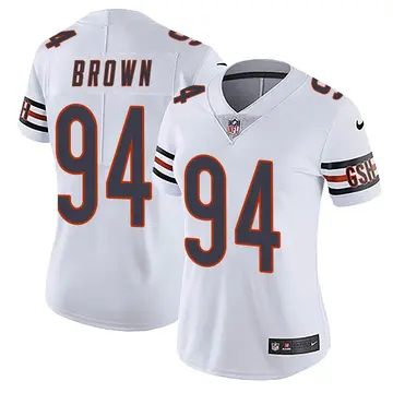 Nike Andrew Brown Women's Limited Chicago Bears White Vapor Untouchable Jersey