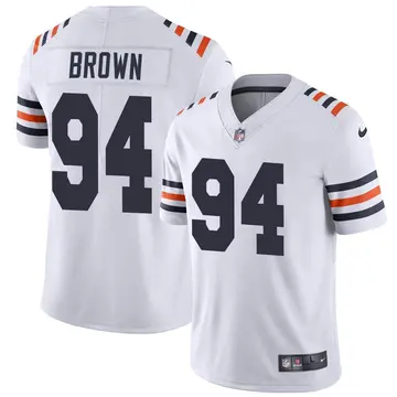 Nike Andrew Brown Youth Limited Chicago Bears White Alternate Classic Vapor Jersey