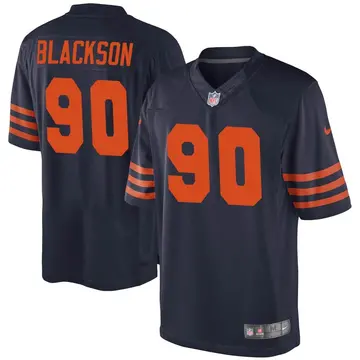 Nike Angelo Blackson Men's Game Chicago Bears Navy Blue Alternate Jersey