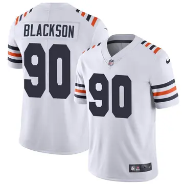 Nike Angelo Blackson Men's Limited Chicago Bears White Alternate Classic Vapor Jersey