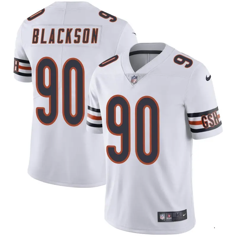 Nike Angelo Blackson Men's Limited Chicago Bears White Vapor Untouchable Jersey