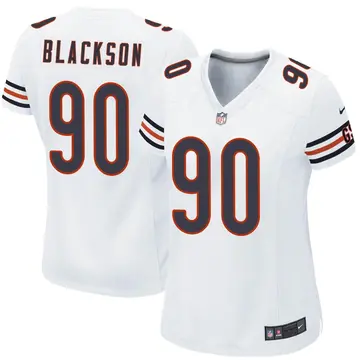 Nike Angelo Blackson Women's Game Chicago Bears White Jersey