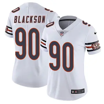 Nike Angelo Blackson Women's Limited Chicago Bears White Vapor Untouchable Jersey