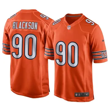 Nike Angelo Blackson Youth Game Chicago Bears Orange Alternate Jersey