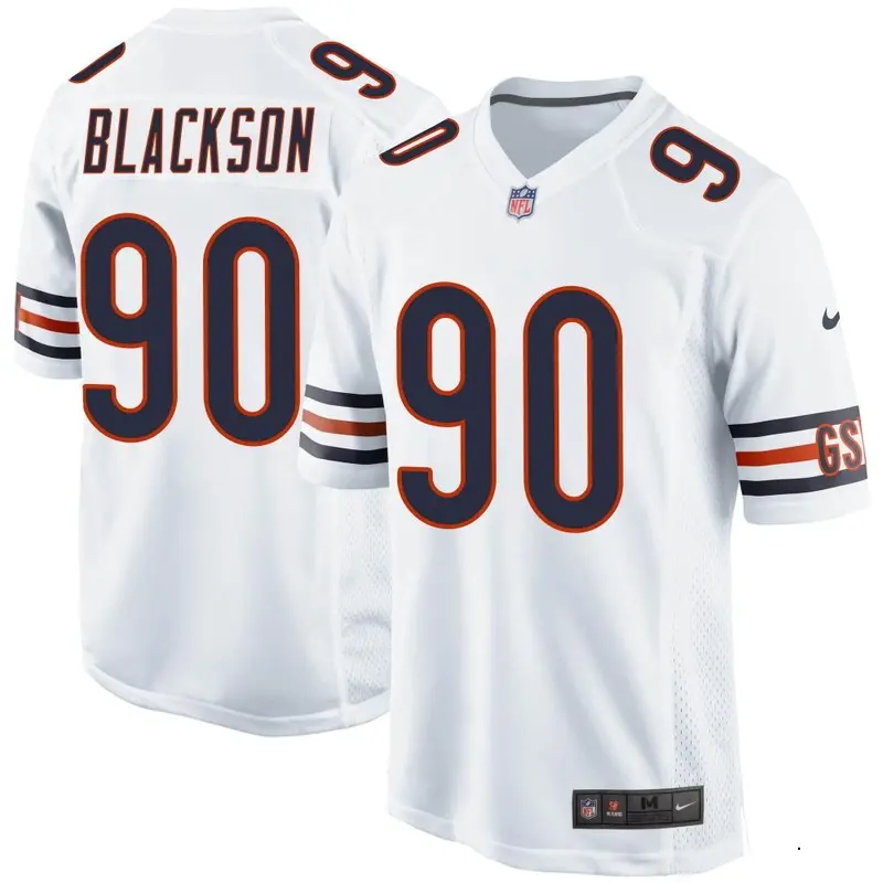 Nike Angelo Blackson Youth Game Chicago Bears White Jersey