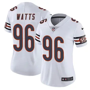 Nike Armon Watts Women's Limited Chicago Bears White Vapor Untouchable Jersey