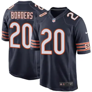 Nike Breon Borders Men's Game Chicago Bears Navy Team Color Jersey
