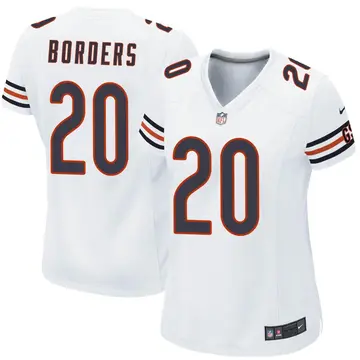 Nike Breon Borders Women's Game Chicago Bears White Jersey