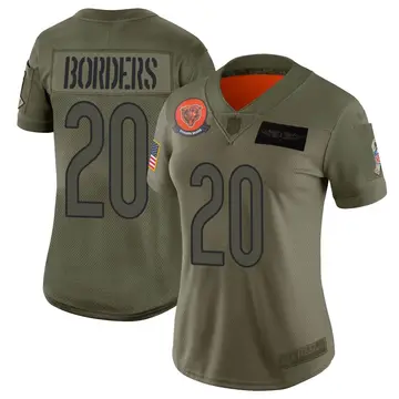 Nike Breon Borders Women's Limited Chicago Bears Camo 2019 Salute to Service Jersey