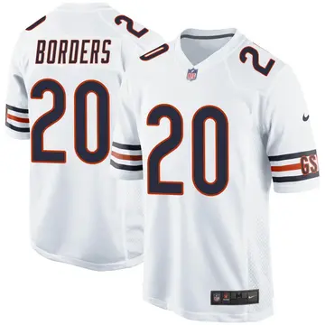 Nike Breon Borders Youth Game Chicago Bears White Jersey