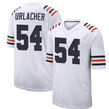 Nike Brian Urlacher Men's Game Chicago Bears White Alternate Classic Jersey