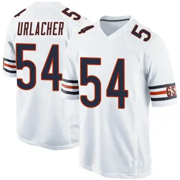 Nike Brian Urlacher Men's Game Chicago Bears White Jersey