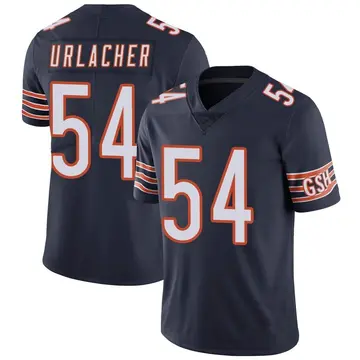 Nike Brian Urlacher Men's Limited Chicago Bears Navy Team Color Vapor Untouchable Jersey