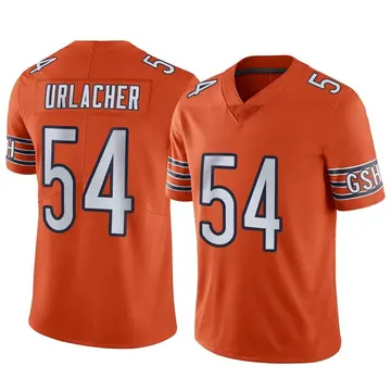 Nike Brian Urlacher Men's Limited Chicago Bears Orange Alternate Vapor Jersey
