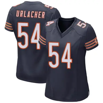 Nike Brian Urlacher Women's Game Chicago Bears Navy Team Color Jersey