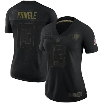 Nike Byron Pringle Women's Limited Chicago Bears Black 2020 Salute To Service Jersey