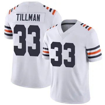 Nike Charles Tillman Men's Limited Chicago Bears White Alternate Classic Vapor Jersey