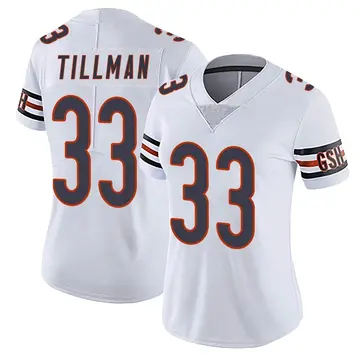 Nike Charles Tillman Women's Limited Chicago Bears White Vapor Untouchable Jersey