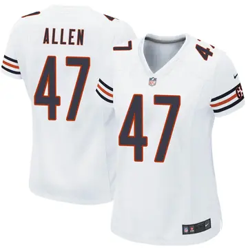 Nike Chase Allen Women's Game Chicago Bears White Jersey