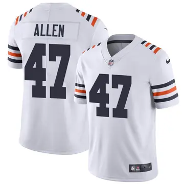 Nike Chase Allen Youth Limited Chicago Bears White Alternate Classic Vapor Jersey
