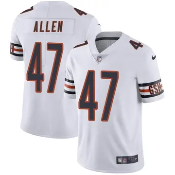 Nike Chase Allen Youth Limited Chicago Bears White Vapor Untouchable Jersey