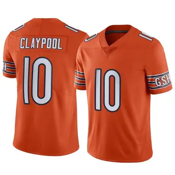 Nike Chase Claypool Men's Limited Chicago Bears Orange Alternate Vapor Jersey