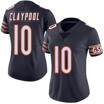 Nike Chase Claypool Women's Limited Chicago Bears Navy Team Color Vapor Untouchable Jersey