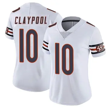 Nike Chase Claypool Women's Limited Chicago Bears White Vapor Untouchable Jersey