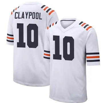 Nike Chase Claypool Youth Game Chicago Bears White Alternate Classic Jersey