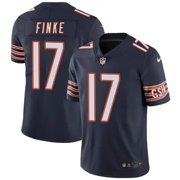 Nike Chris Finke Men's Limited Chicago Bears Navy Team Color Vapor Untouchable Jersey