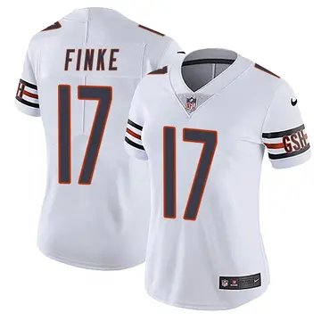Nike Chris Finke Women's Limited Chicago Bears White Vapor Untouchable Jersey