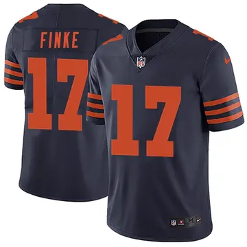 Nike Chris Finke Youth Limited Chicago Bears Navy Blue Alternate Vapor Untouchable Jersey