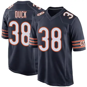 Nike Clifton Duck Men's Game Chicago Bears Navy Team Color Jersey