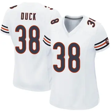 Nike Clifton Duck Women's Game Chicago Bears White Jersey