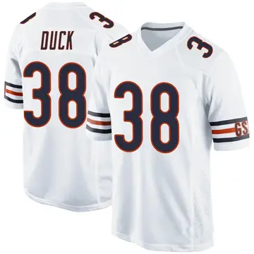 Nike Clifton Duck Youth Game Chicago Bears White Jersey