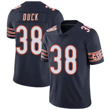 Nike Clifton Duck Youth Limited Chicago Bears Navy Team Color Vapor Untouchable Jersey
