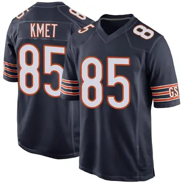 Nike Cole Kmet Youth Game Chicago Bears Navy Team Color Jersey