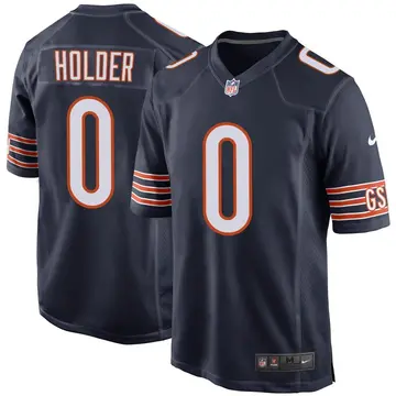 Nike Cyrus Holder Men's Game Chicago Bears Navy Team Color Jersey