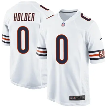 Nike Cyrus Holder Youth Game Chicago Bears White Jersey