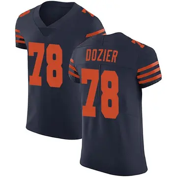 Nike Dakota Dozier Men's Elite Chicago Bears Navy Blue Alternate Vapor Untouchable Jersey
