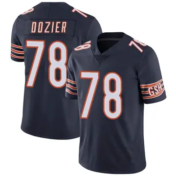 Nike Dakota Dozier Men's Limited Chicago Bears Navy Team Color Vapor Untouchable Jersey